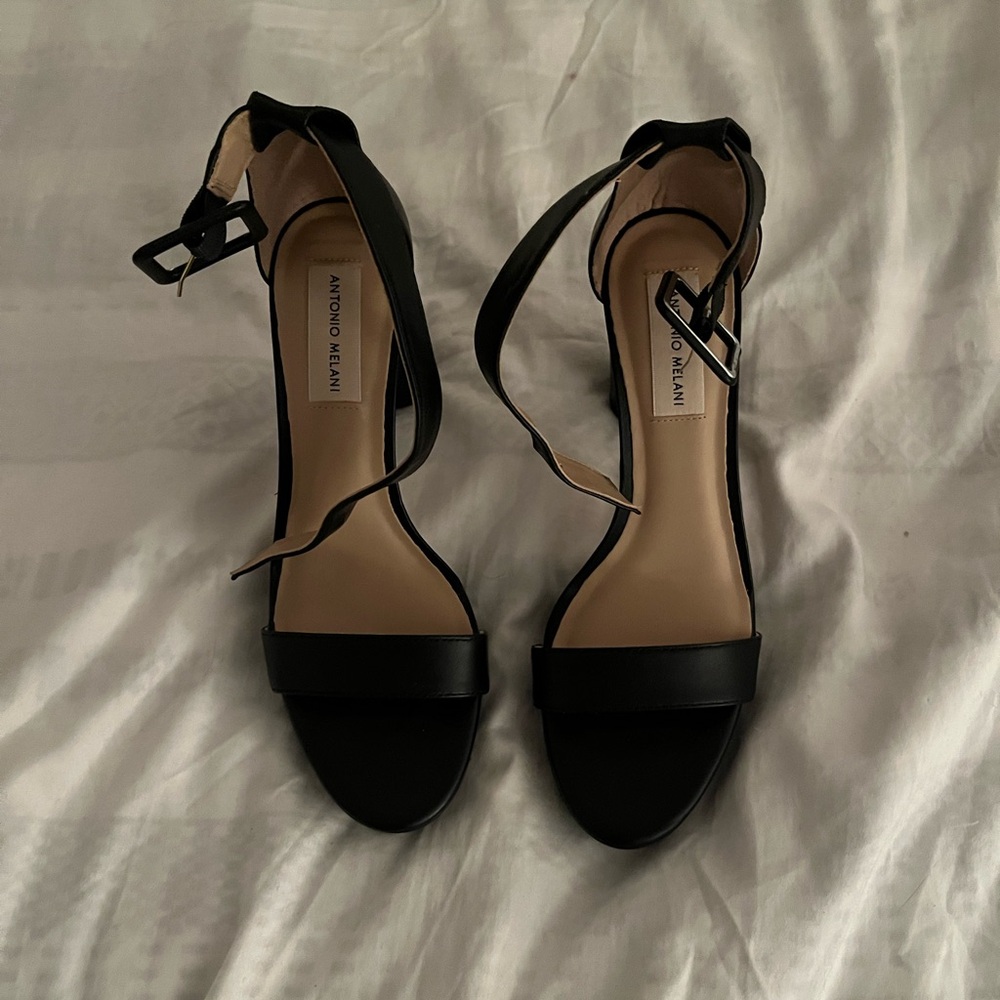 Black, Antonio Melani heels